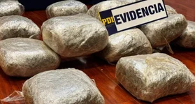 PDI intercepta 117 kilos de droga en ruta al sur de Santiago: cinco detenidos