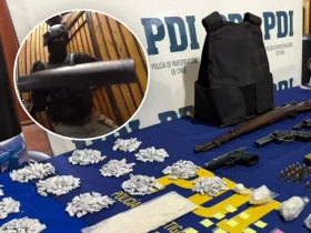PDI desbarata banda criminal en San Bernardo e incauta fusil de guerra