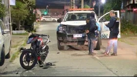 Inspector municipal baleado en persecución por intento de robo en San Miguel