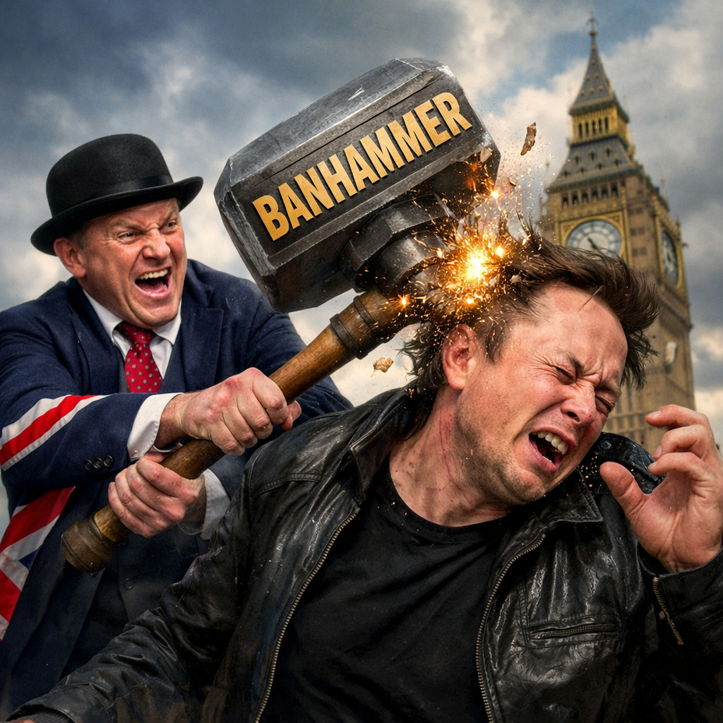 Reino Unido Considera Prohibir la Plataforma X de Elon Musk por Contenido Generado por IA